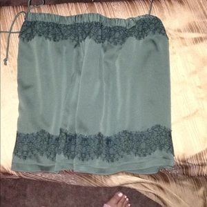 Banana Republic Lace Top Mini Skirt